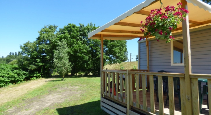 Mobile home rental, Camping de Nevers