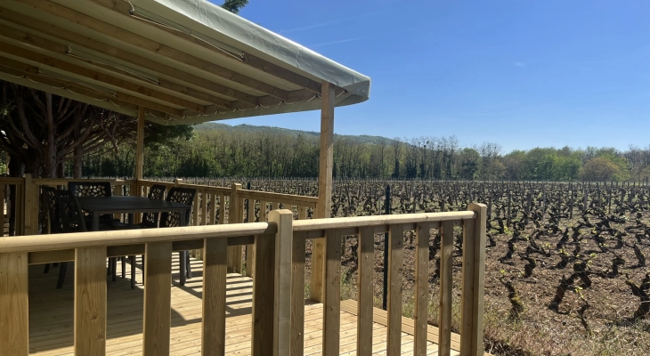 Hébergement mobil-home, camping de Santenay