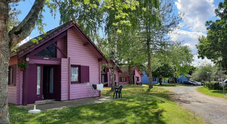 Chalet en location au camping Bourbon-Lancy