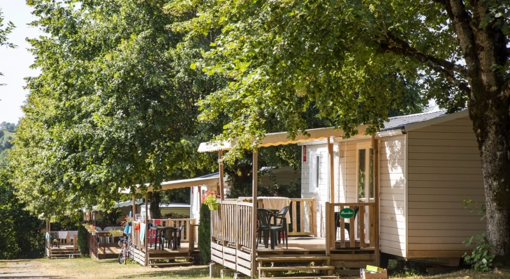 Mobile home, Camping de Tauves