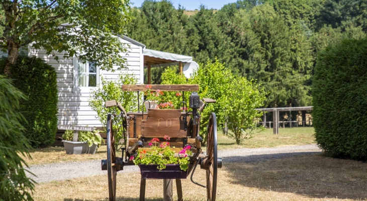 Mobile home, Camping de Tauves