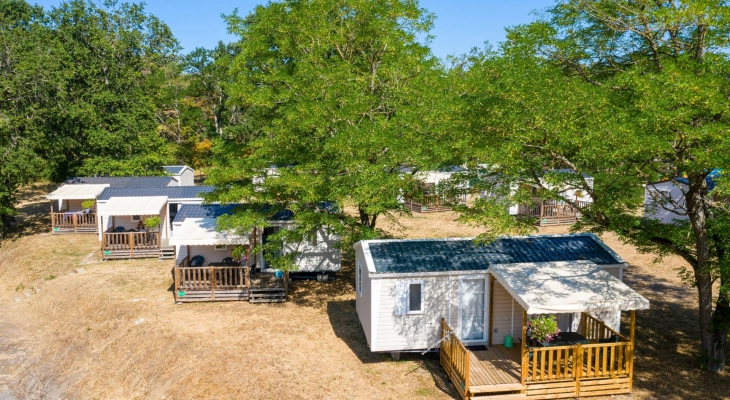 Stacaravan op camping de l'ile