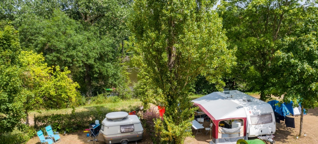 Pitches for caravans or camper vans