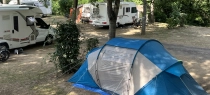 Pitches for cycle/hiker stopover