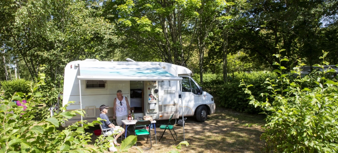 Pitches for caravans or camper vans