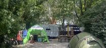 Pitches for cycle/hiker stopover