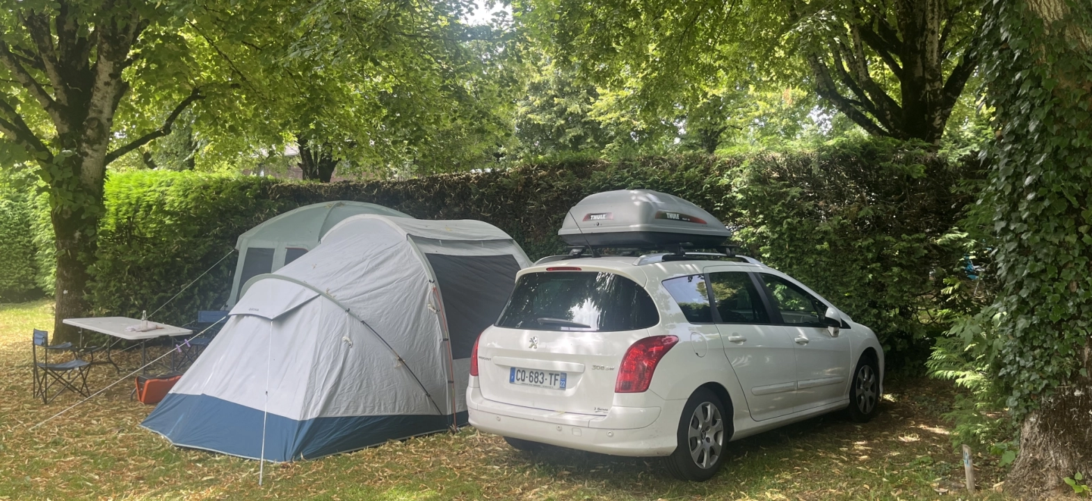 Pitches for caravan/camper van/tent