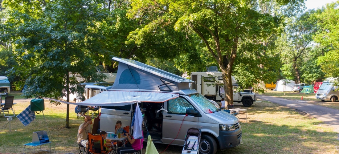 Pitches for caravan/camper van/tent