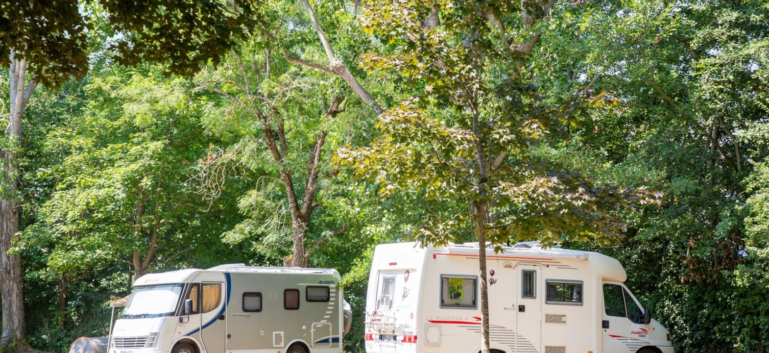 Pitches for caravan/camper van/tent