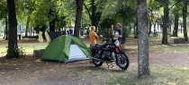 Pitches for cycle/hiker stopover