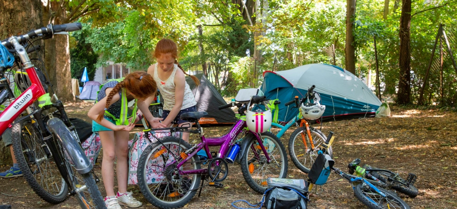 Pitches for cycle/hiker stopover