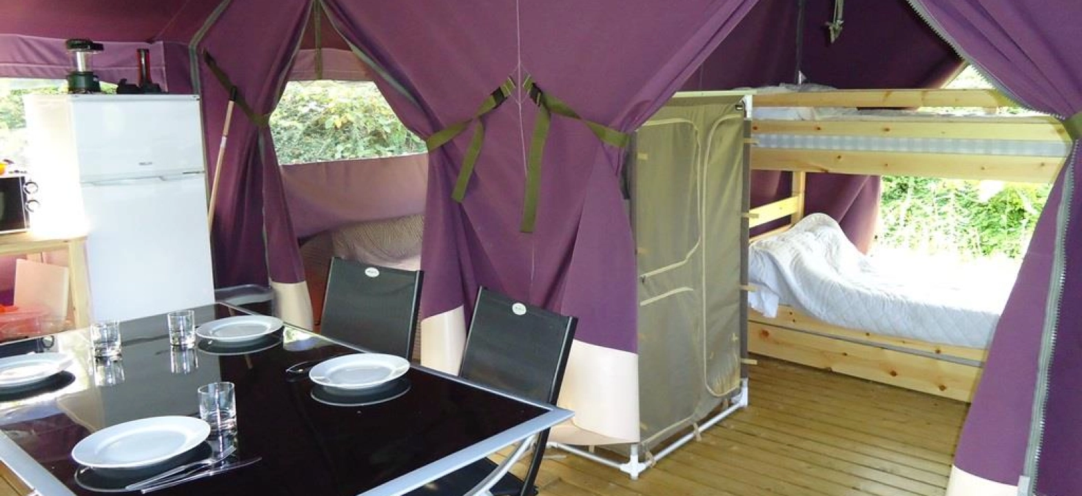 Lodges toilés « Eva » confort