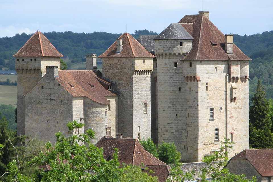Camping in der Corrèze: Schloss von Ventadour