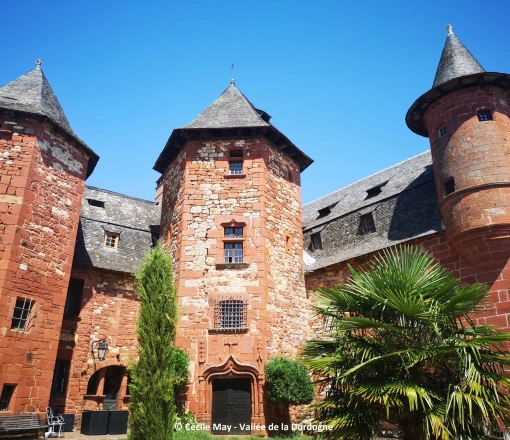 Collonges-la-Rouge en de Dordogne-vallei